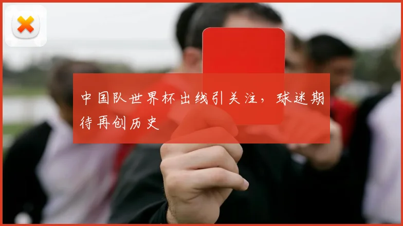 中国队世界杯出线引关注,球迷期待再创历史